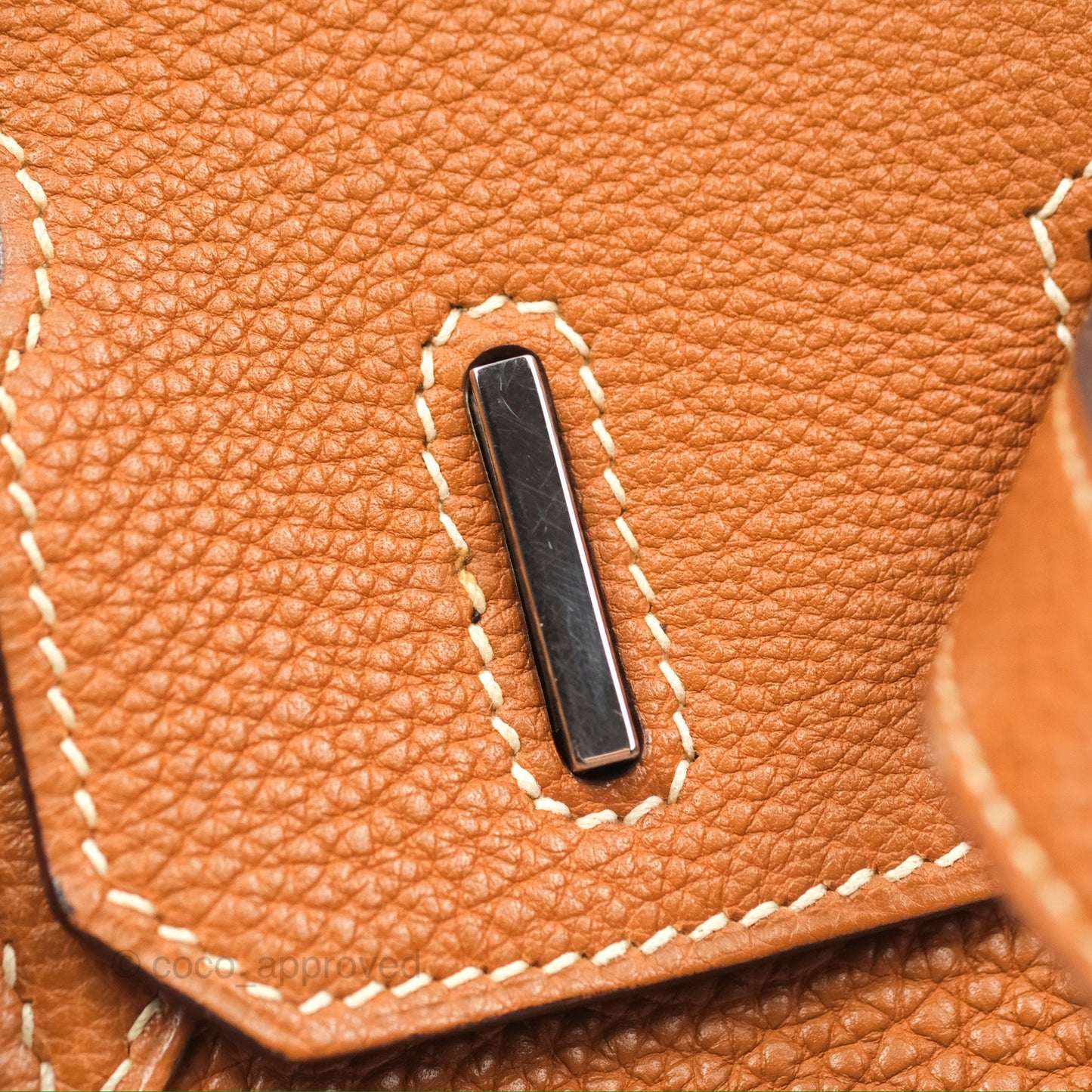 Hermès Birkin 30 Retourne Gold Clemence Palladium Hardware