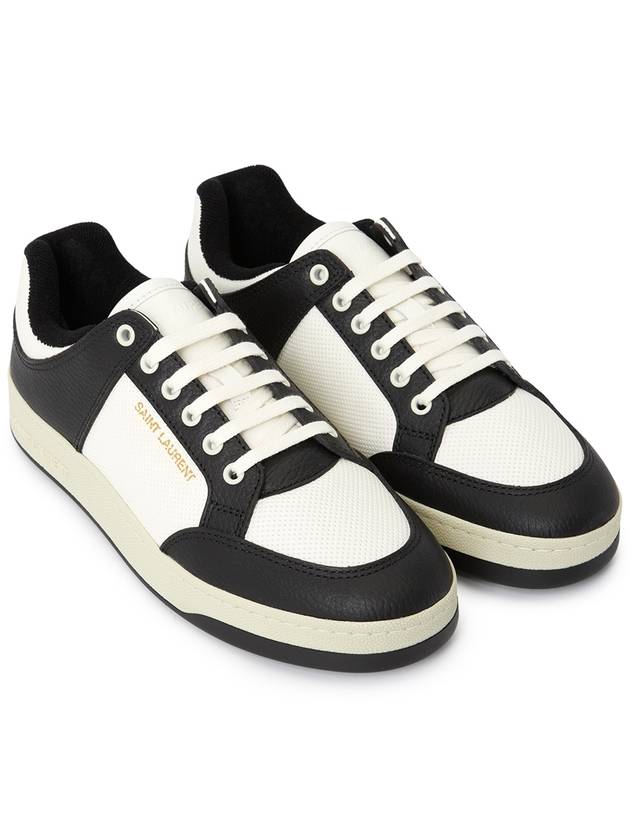 Luxury Saint Laurent SL 61 Low Top Sneakers Black White