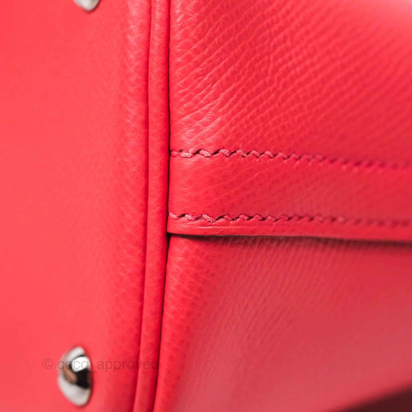 Hermès Bolide 27 Rose Jaipur T5 Epsom Palladium Hardware