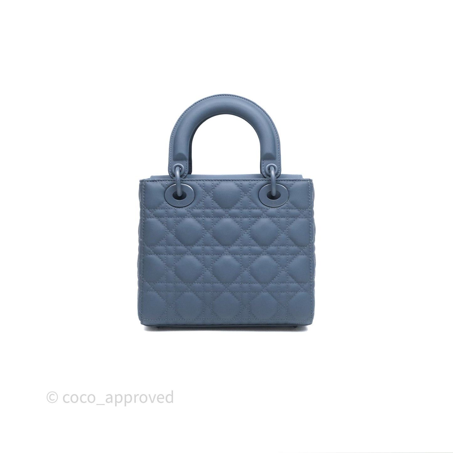 Christian Dior Small My ABCDior Lady Dior UltraMatte Calfskin Cannage Dark Blue