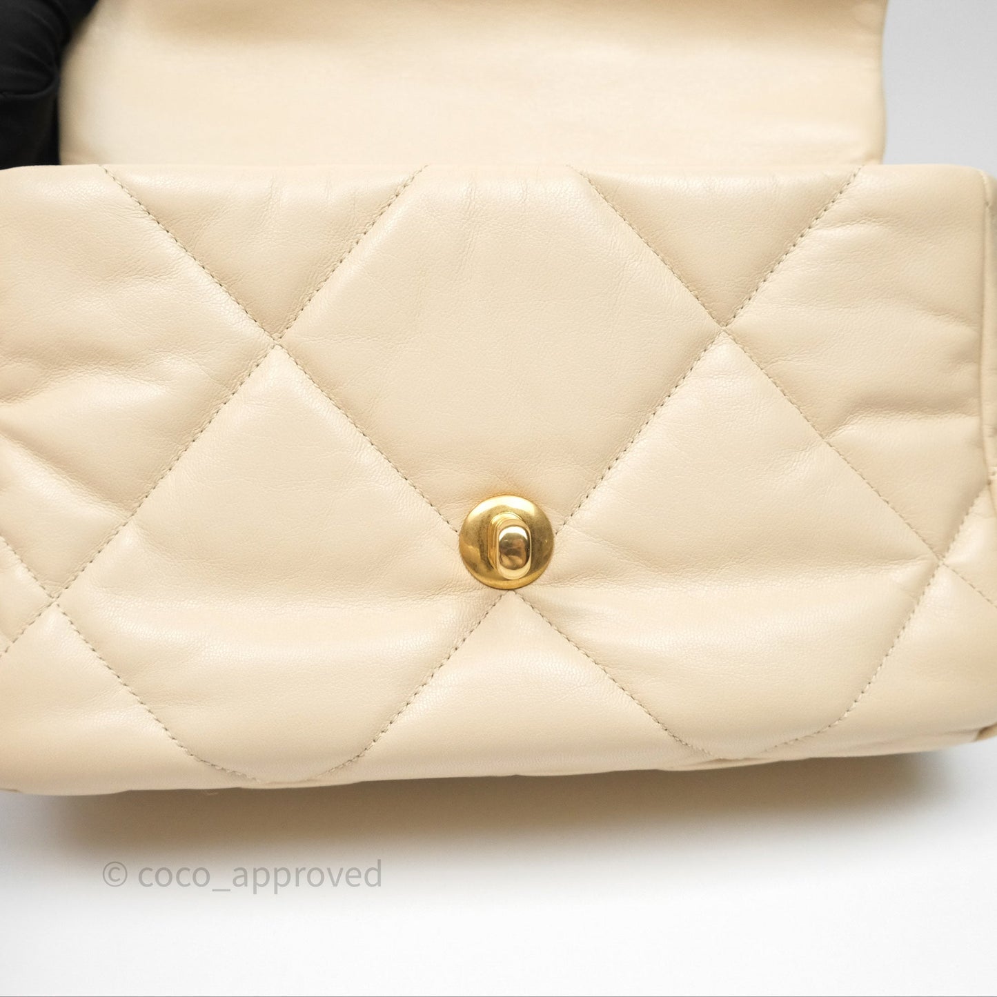 Chanel 19 Small Beige Mixed Hardware