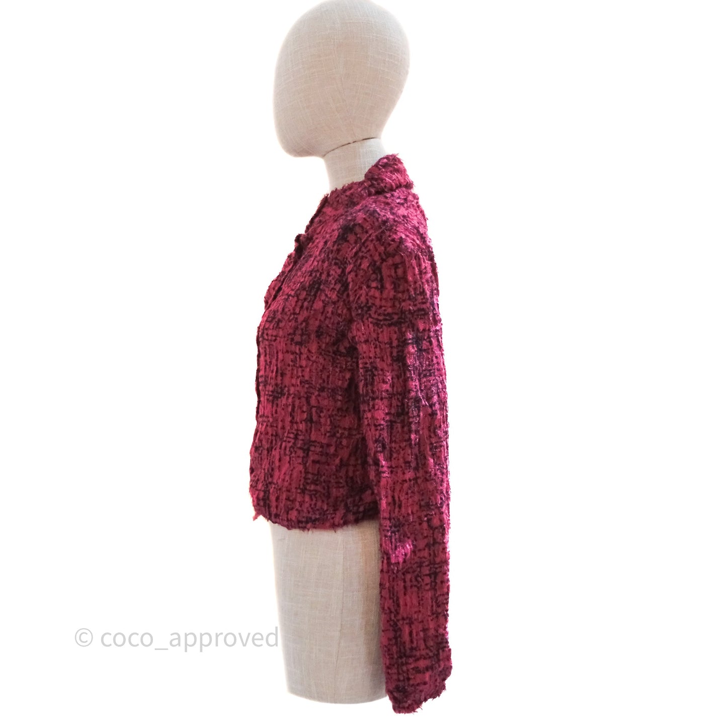 Chanel Bow Shirt Top Purple Size 36