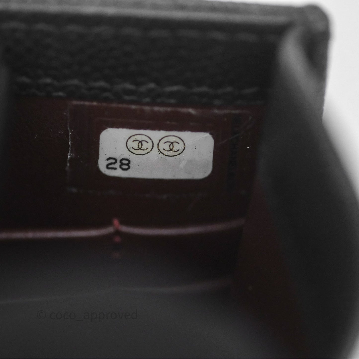Chanel Classic Quilted Phone Holder Black Caviar Gold Hardware