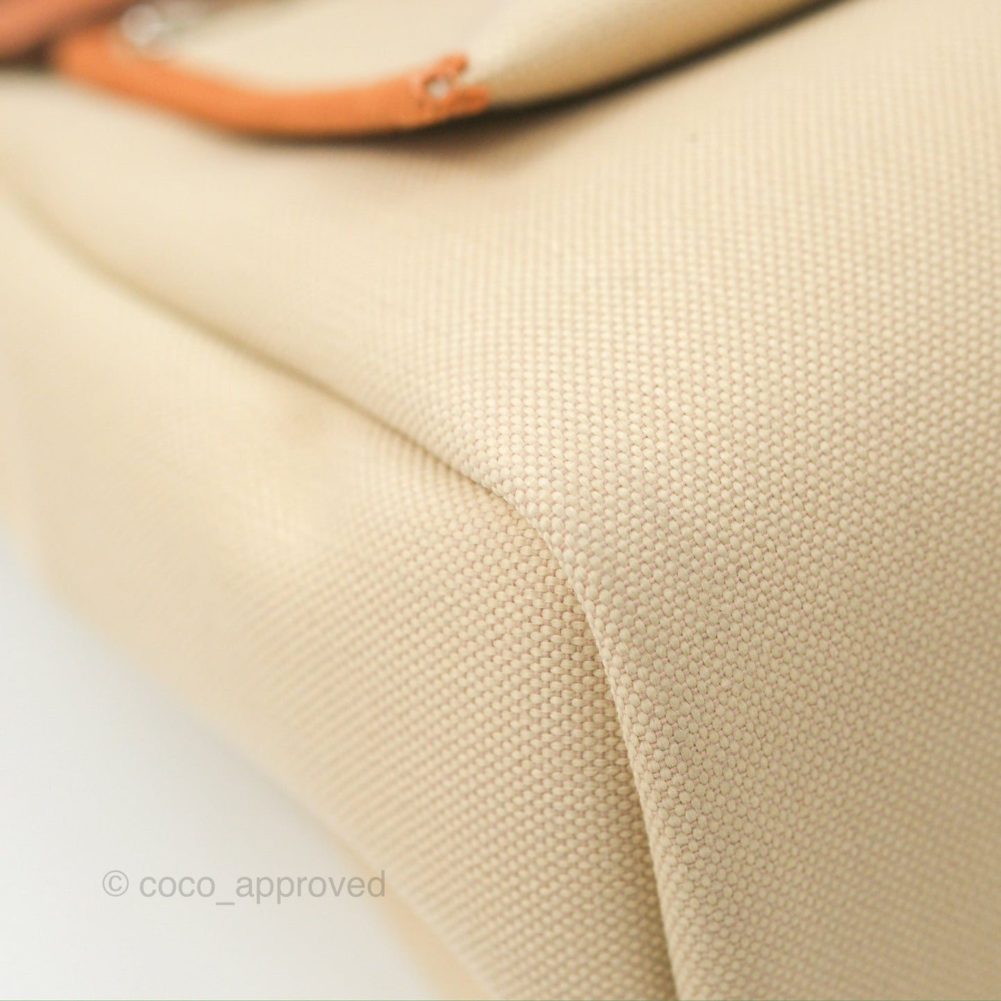 Hermès Herbag Zip 31 Retourne Beton / Nature Canvas Palladium Hardware