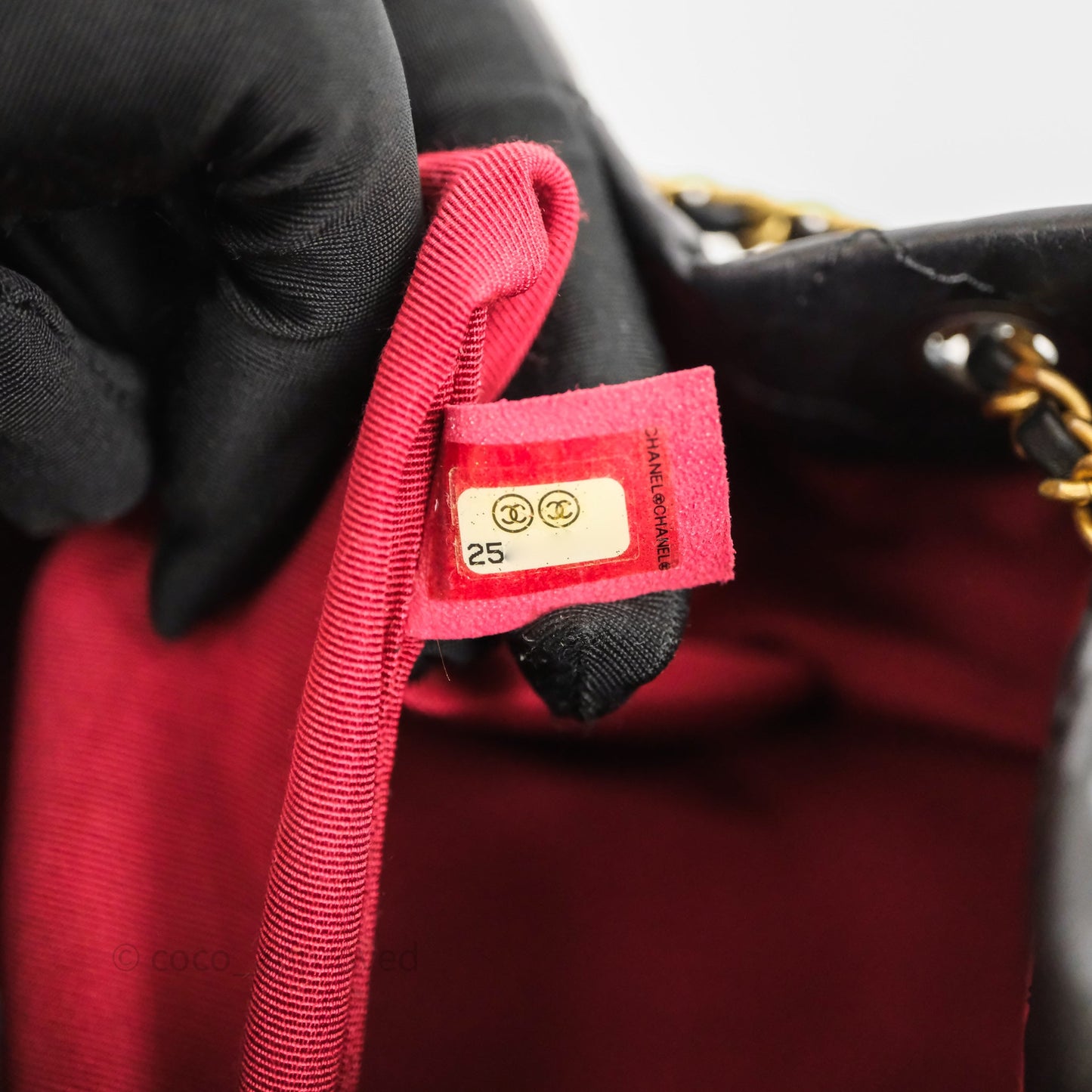 Chanel Small Gabrielle Backpack Black Aged Calfskin