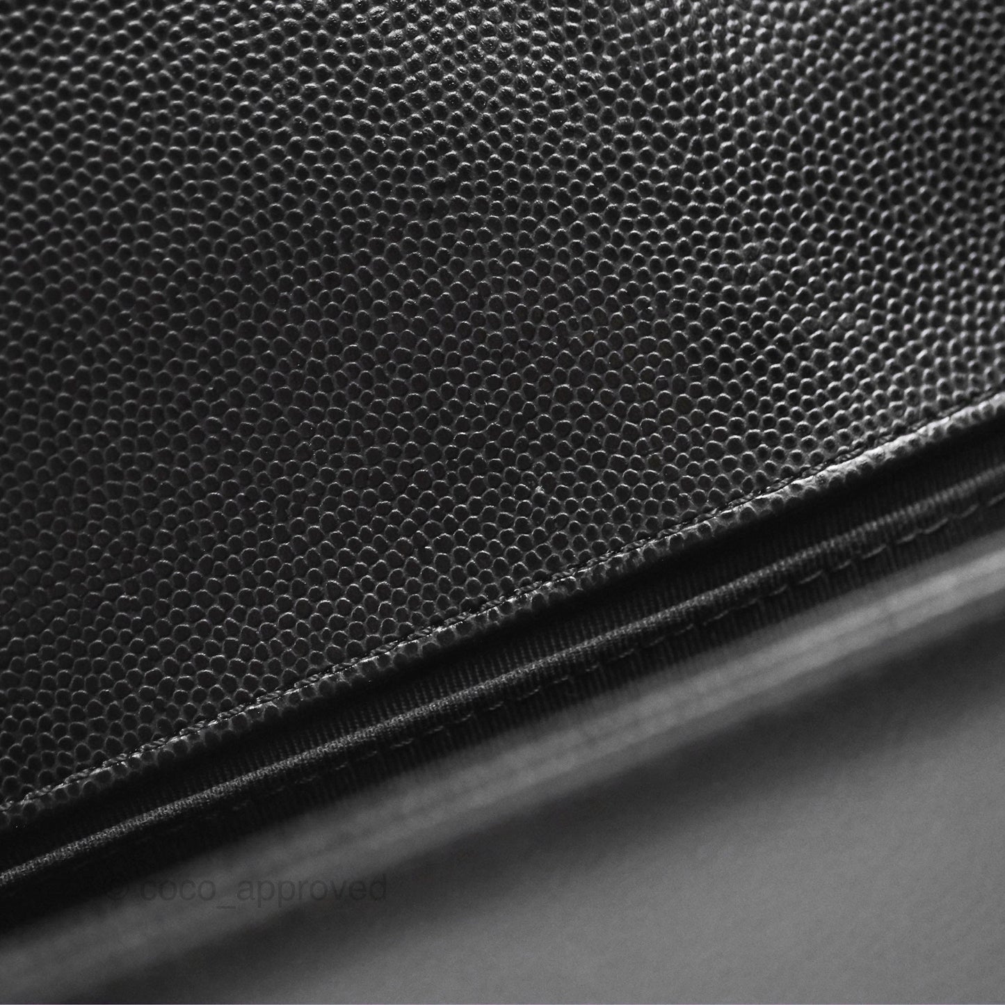Chanel Quilted Medium Boy Black Caviar Aged Gold Hardware