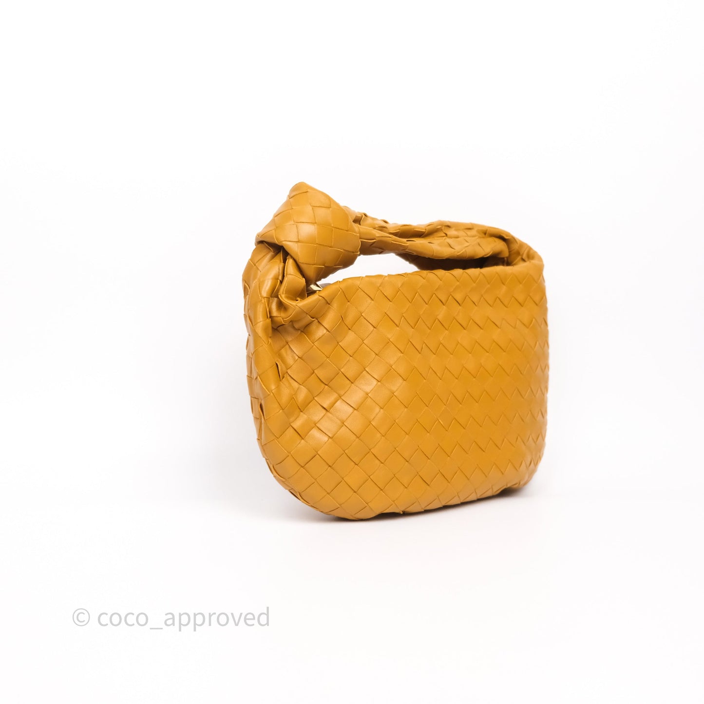 Bottega Veneta Teen Jodie Caramel Intrecciato Lambskin