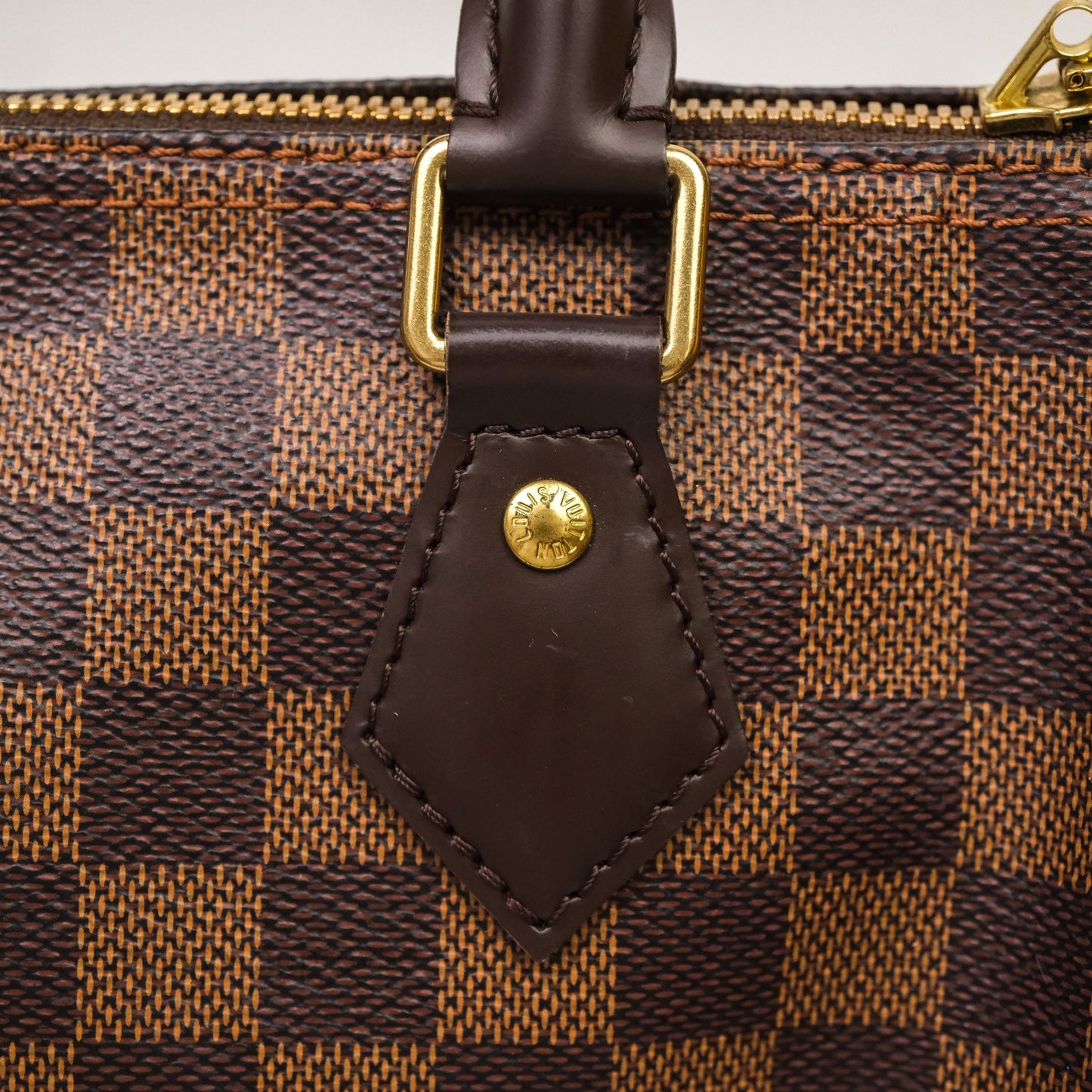 Louis Vuitton Speedy 25 Damier Canvas Gold Hardware