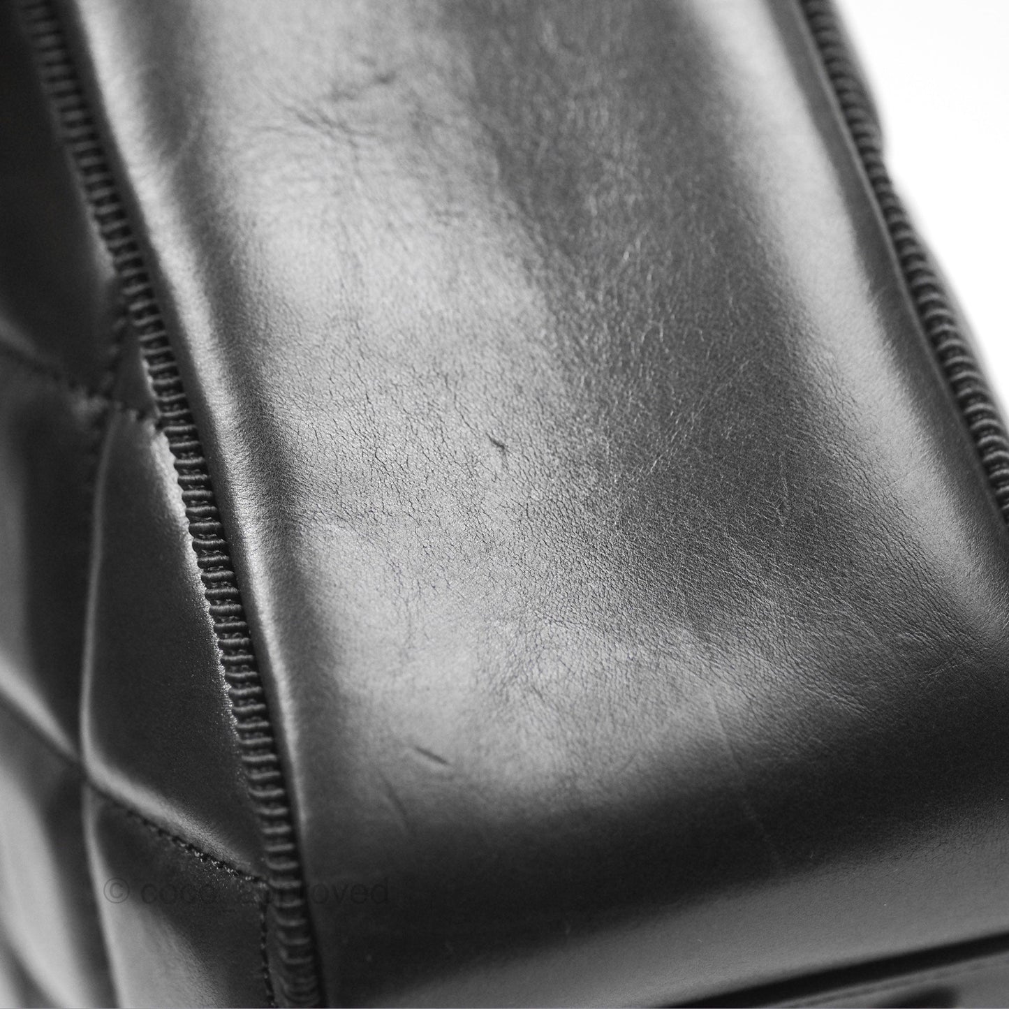 Chanel Large Ballerine Camera Case Black Calfskin Ruthenium Hardware