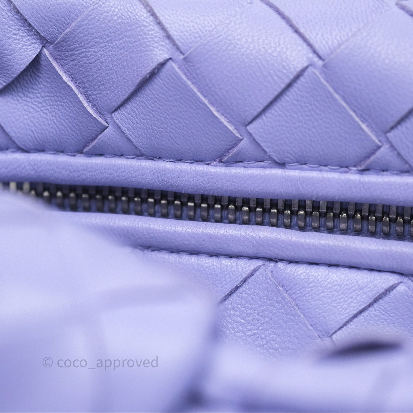 Bottega Veneta Mini Jodie Bag Purple Intrecciato Lambskin