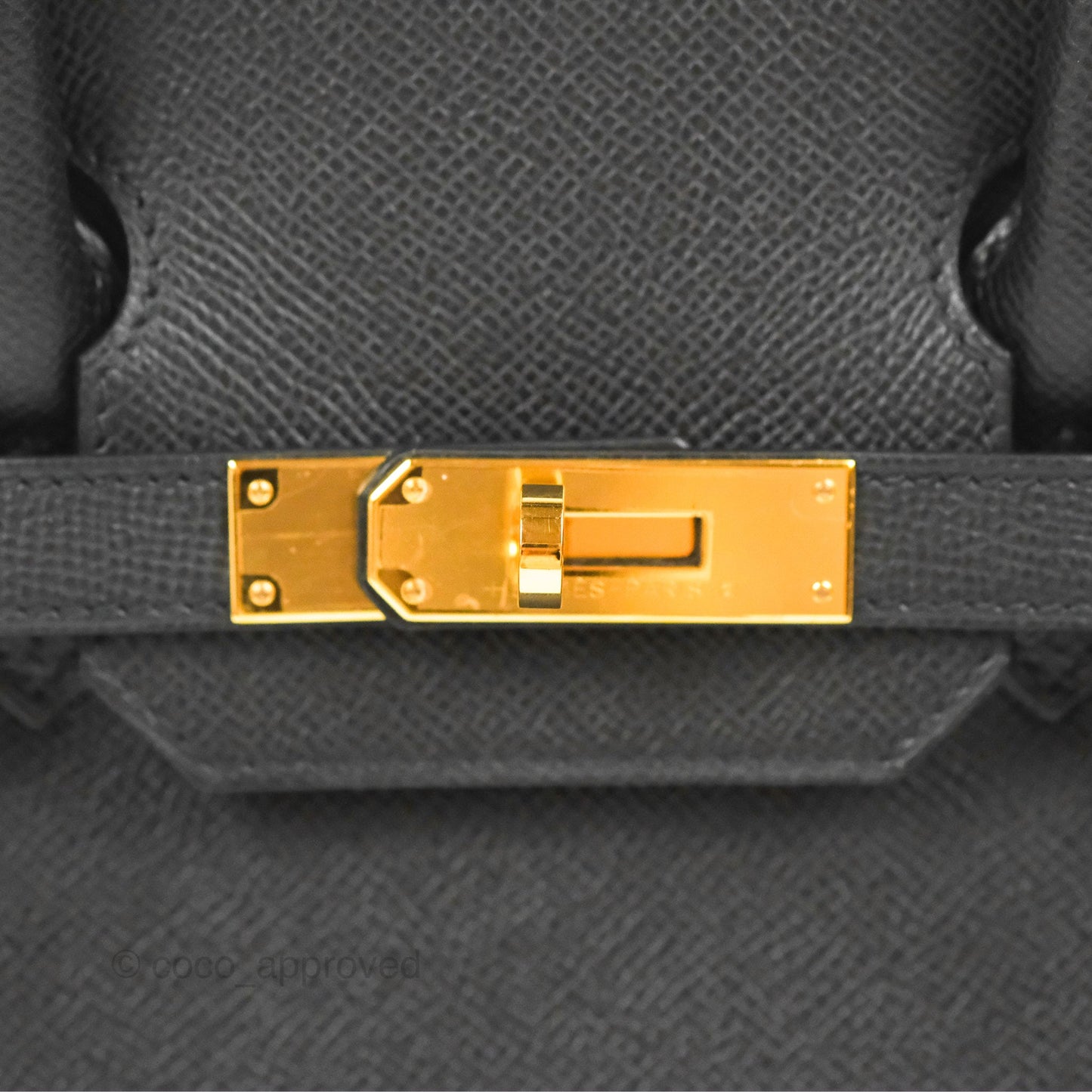 Hermès Birkin 30 Black Epsom Gold Hardware