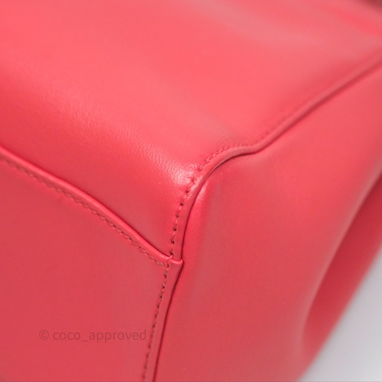 Fendi Nappa Mini Peekaboo Bag Hot Pink