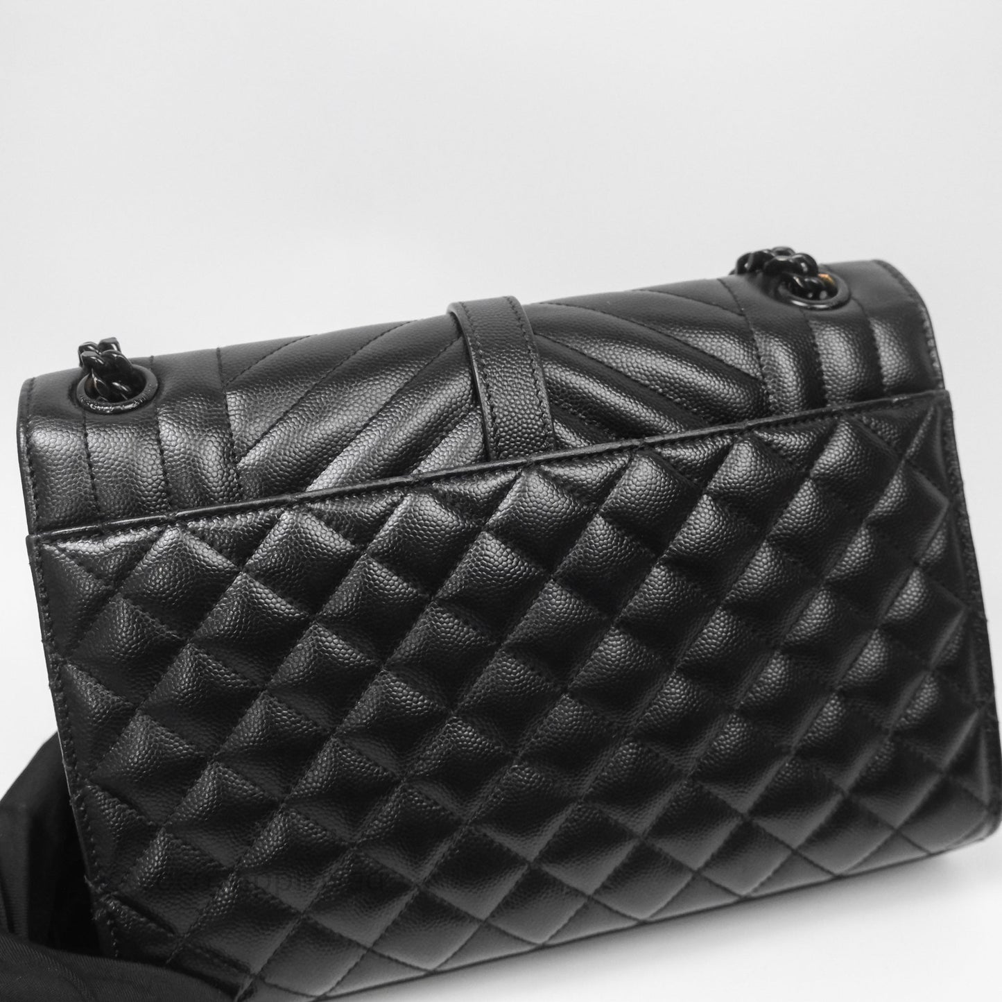 Saint Laurent Envelope Medium So Black Caviar