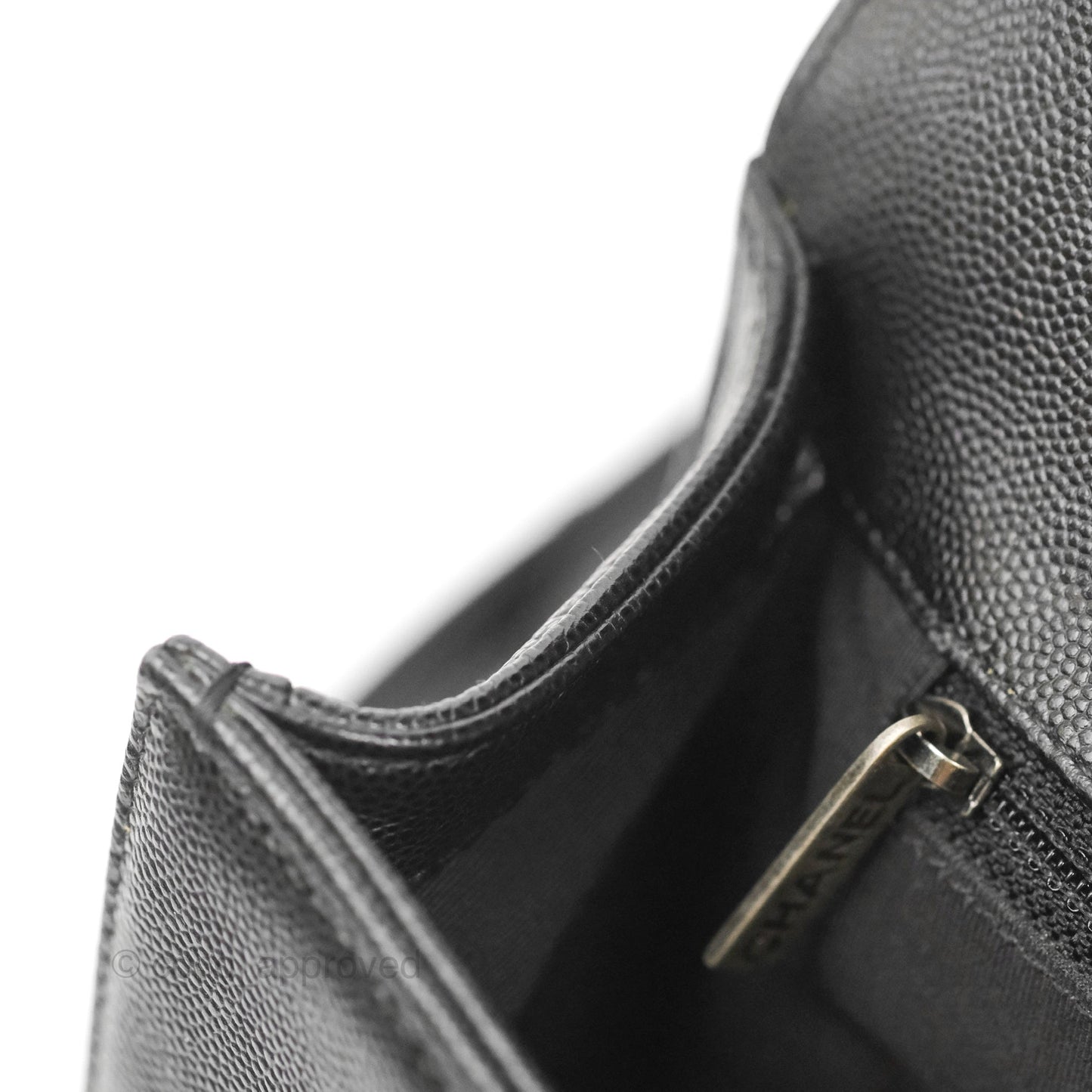 Chanel Quilted New Medium Boy Black Caviar Ruthenium Hardware