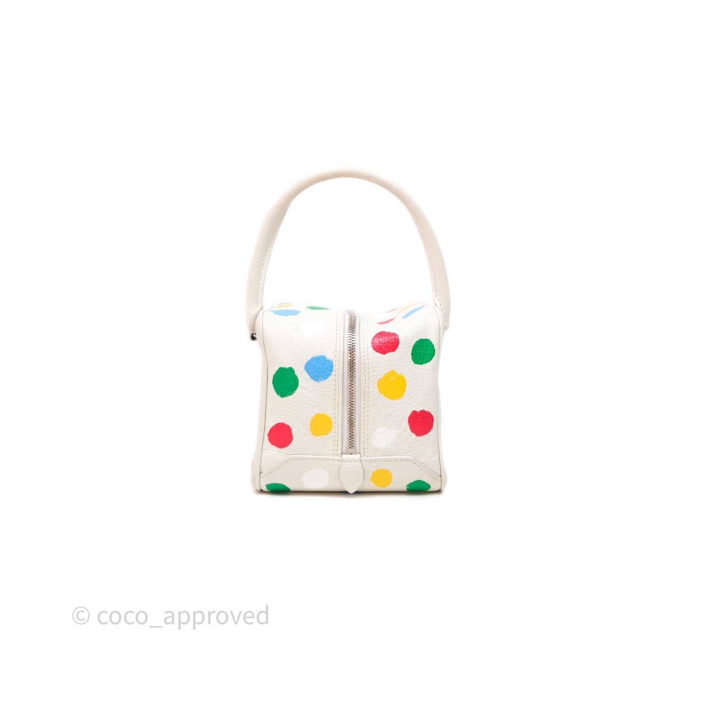 Louis Vuitton x Yayoi Kusama Square With Handle Chain Bag White