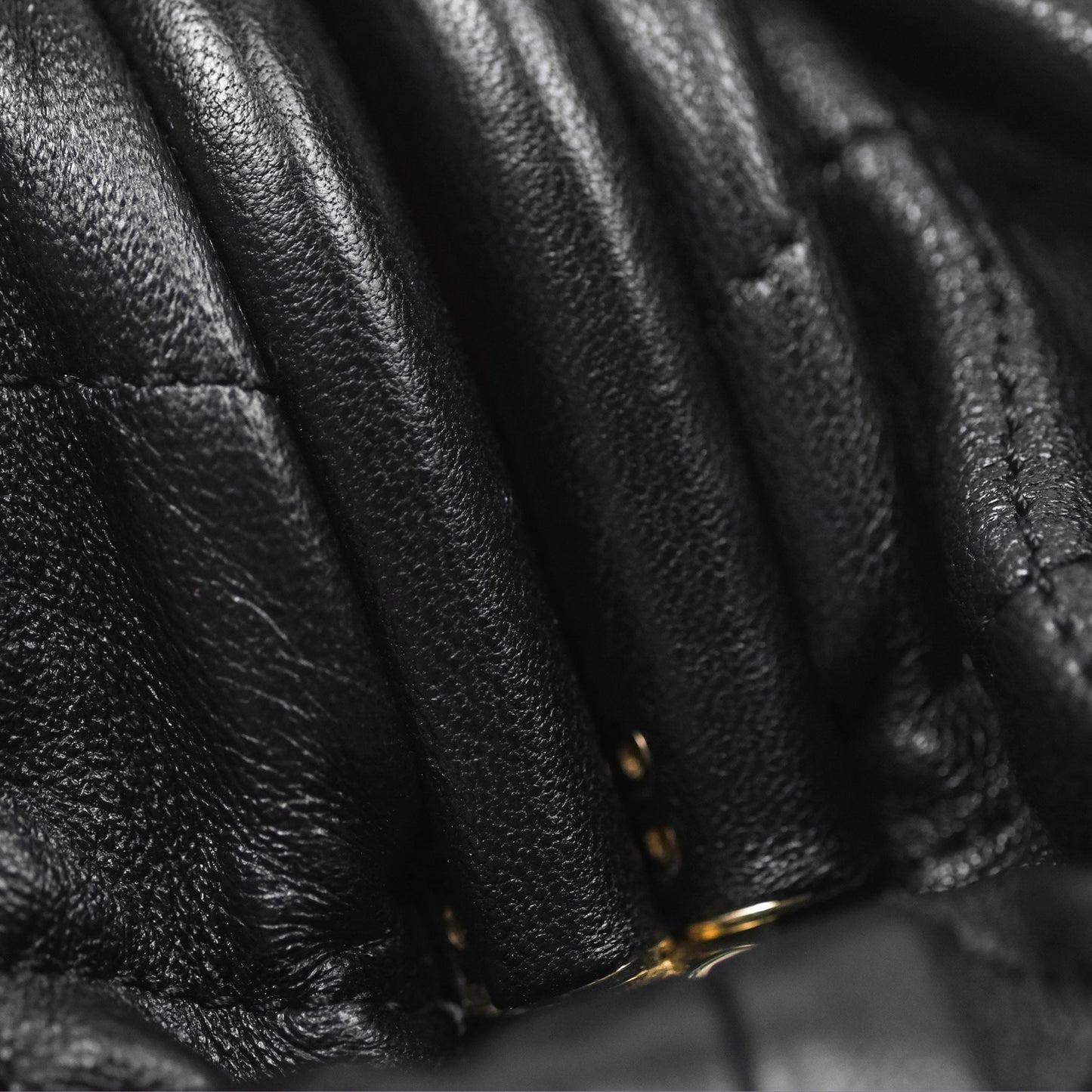 Chanel Quilted Clutch with Chain Black Lambskin Gold Hardware