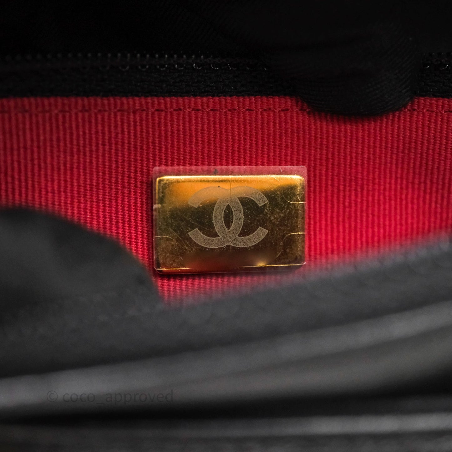 Chanel 19 Wallet on Chain WOC Black Mixed Hardware