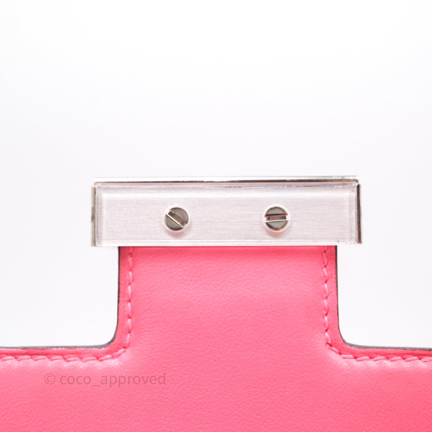 Hermès Constance 24 Rose Azalee 8W Epsom Palladium Hardware