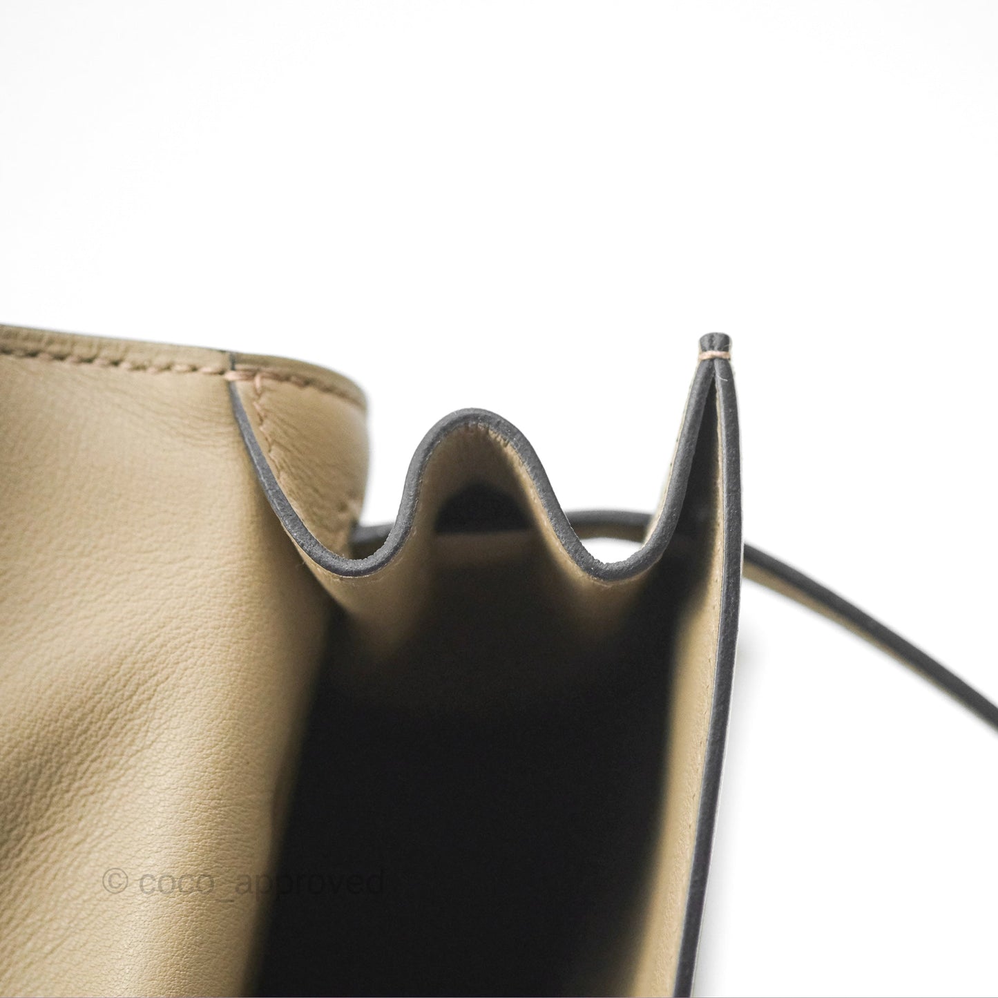 Hermès Kelly Danse II Bag Beige Marfa Palladium Hardware