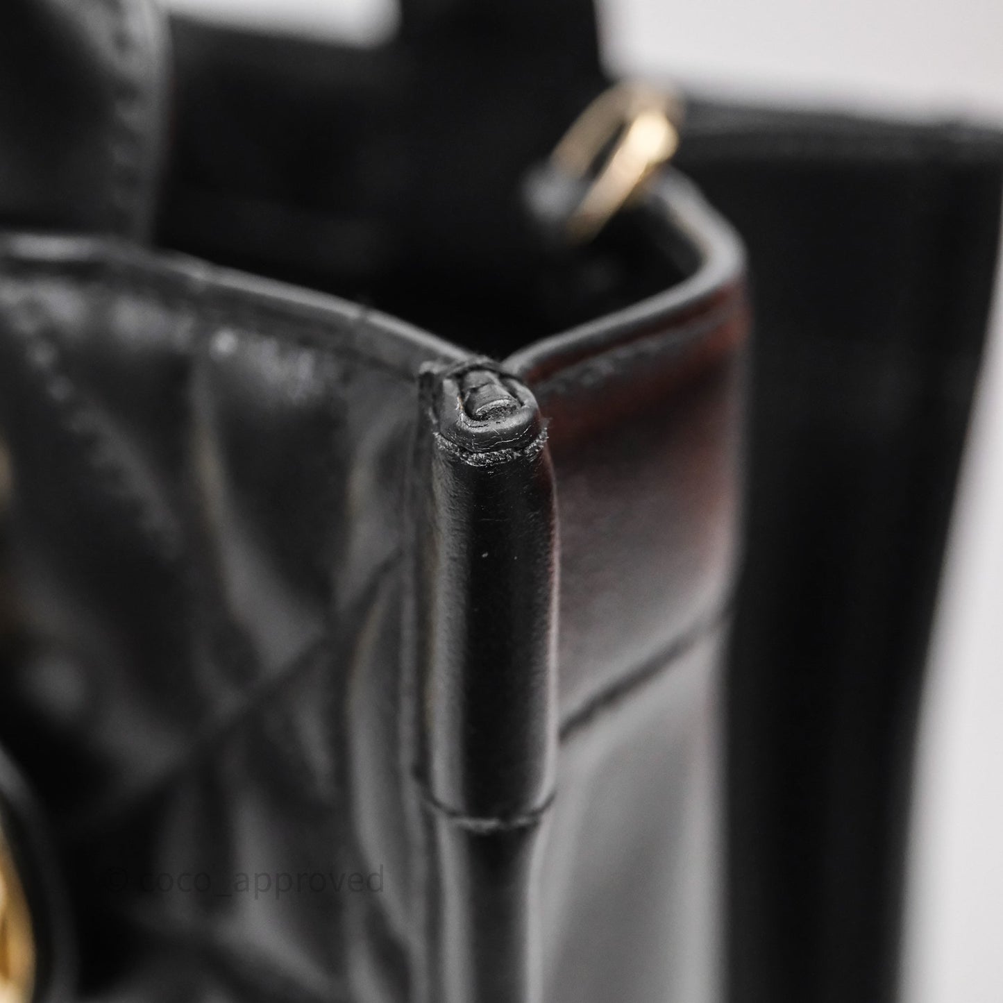 Christian Dior Small Dior Book Tote Black Macrocannage Calfskin Gold Hardware