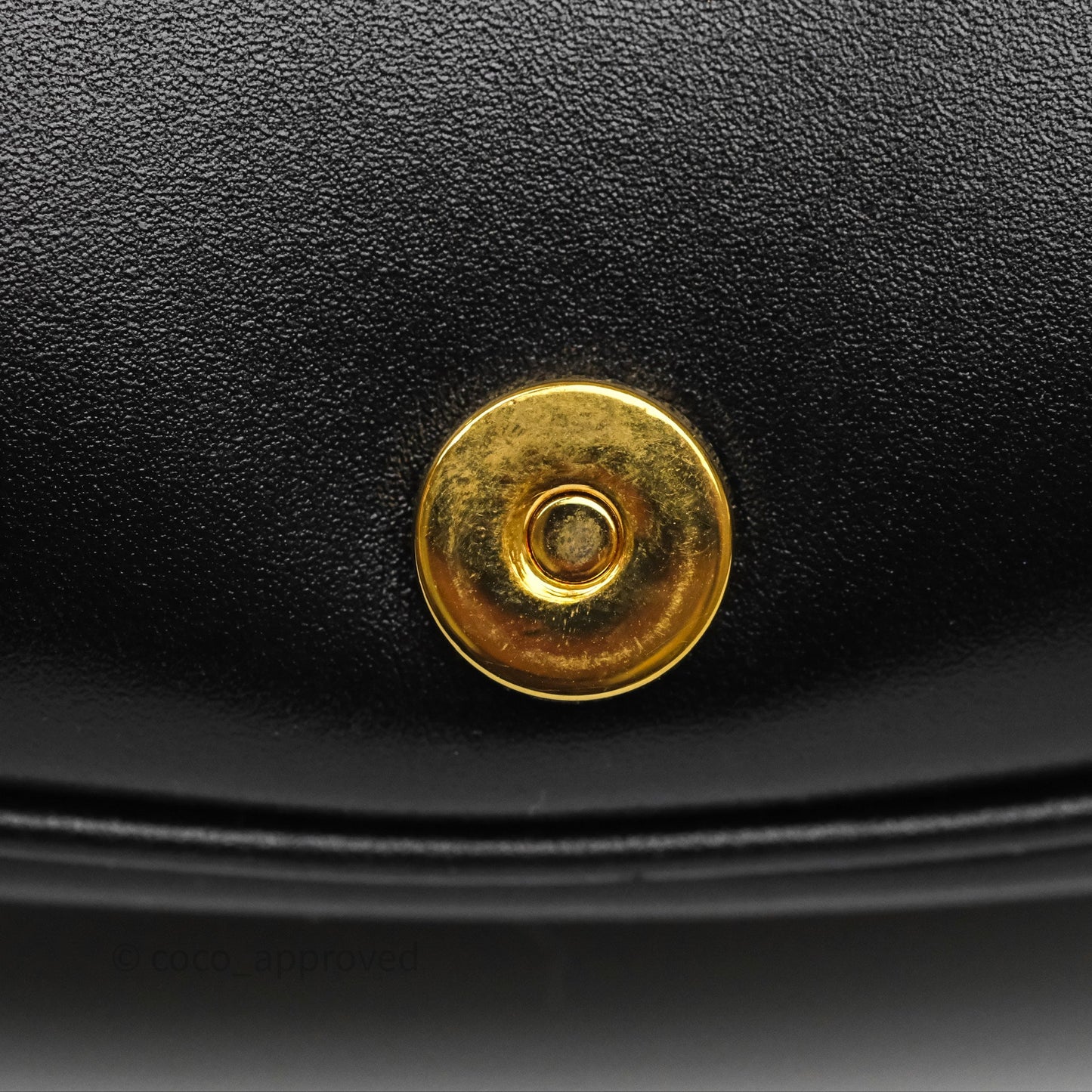 Dior Medium Bobby Flap Black Box Calfskin