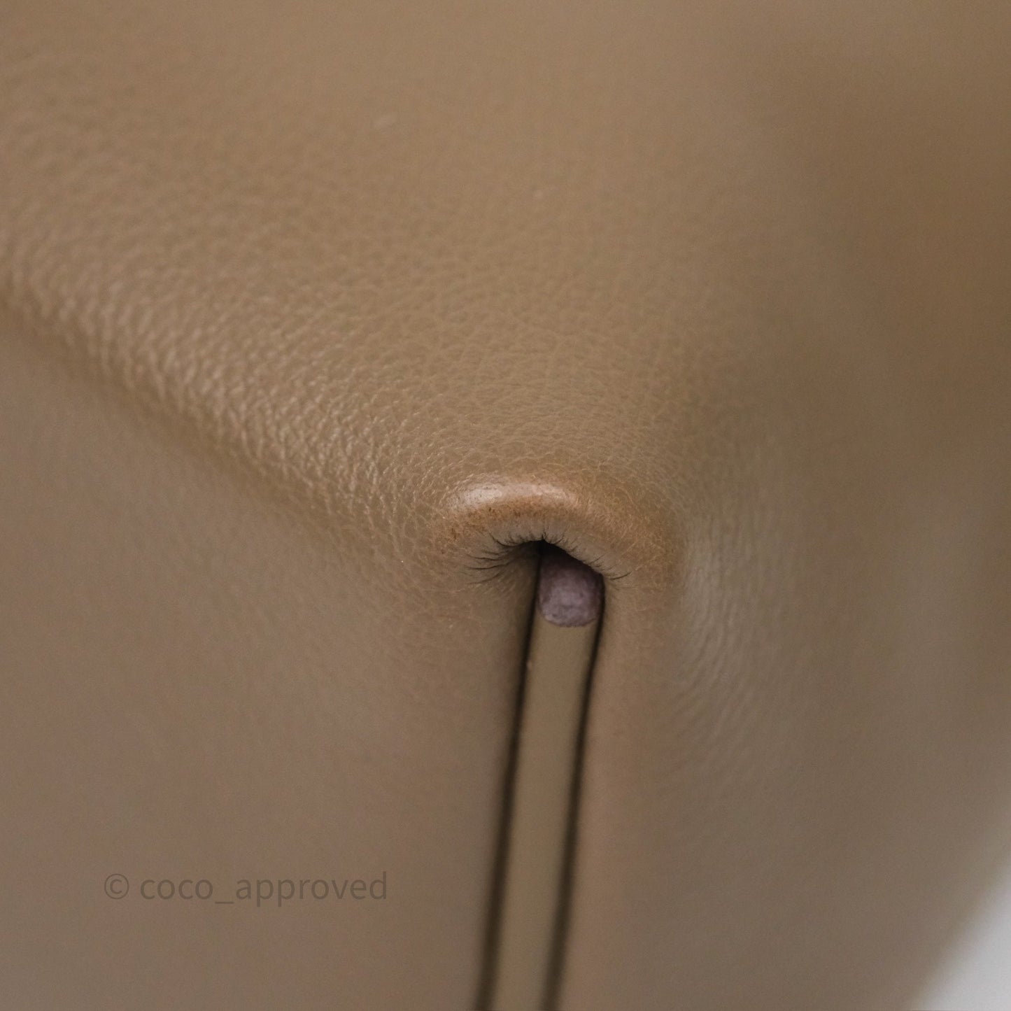 Hermès 24/24 21 Mini Etoupe 18 Evercolor/ Swift Palladium Hardware