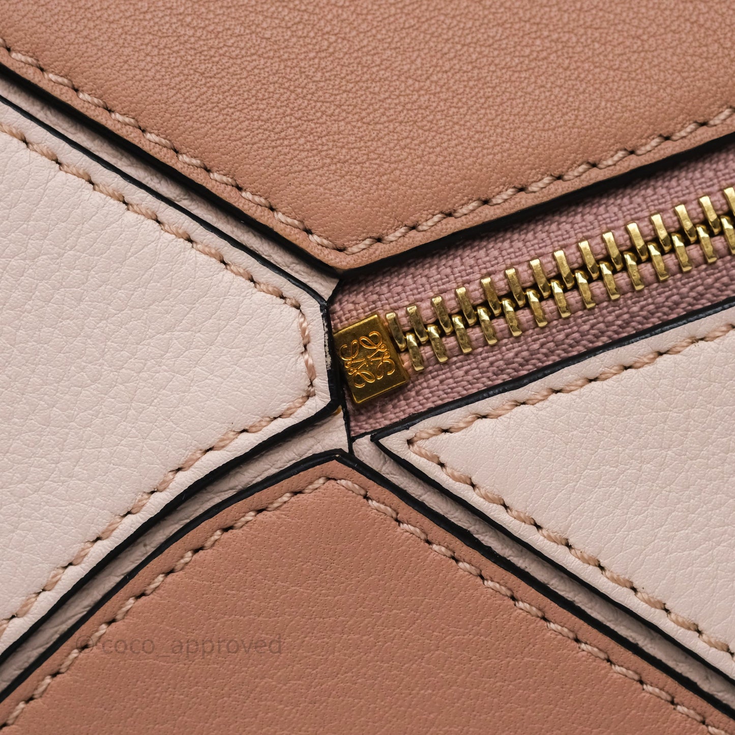 Loewe Medium Puzzle Bag Blush Pink Suede Calfskin