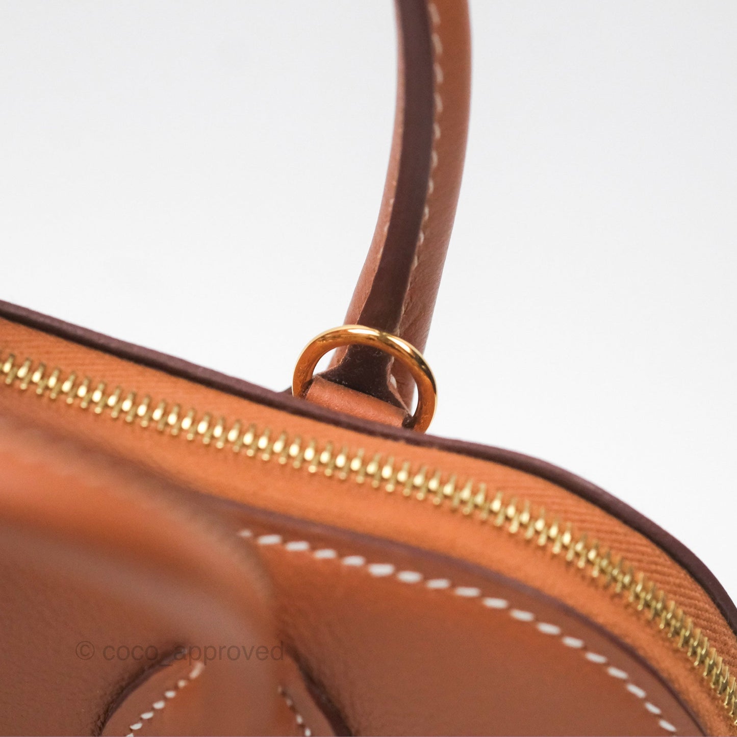 Hermès Bolide Mini 1923 Gold Evercolor Gold Hardware