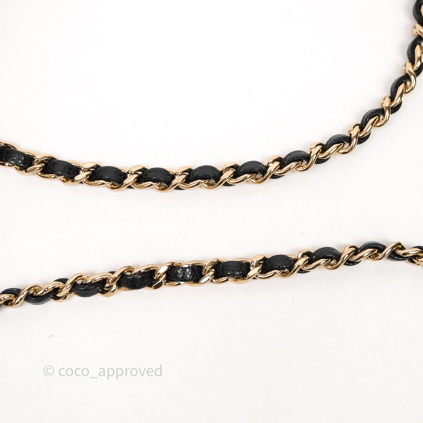Chanel Small Coco Handle Black Caviar Light Gold Hardware