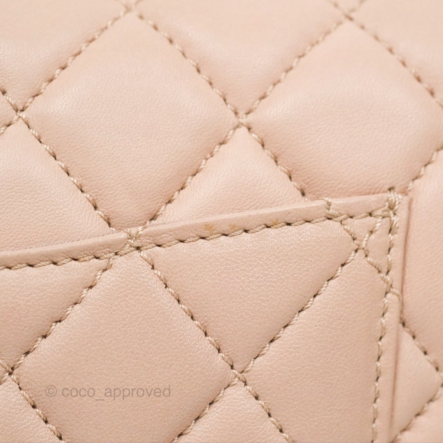 Chanel Flap Bag Pink Aged Gold Hardware