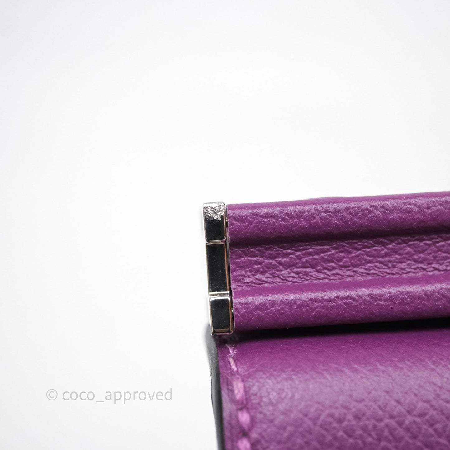 Hermes Clic H Bag Anemone P9 Veau Evercolor Palladium Hardware
