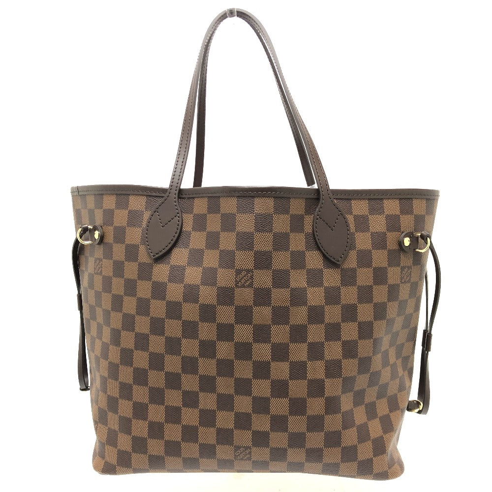 LOUIS VUITTON Tote Bag N40599 Damier canvas Brown Neverfull MM Women