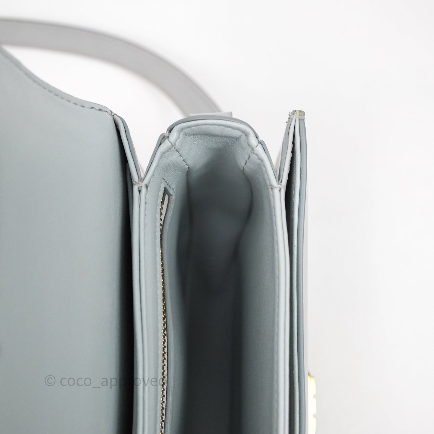 Celine Teen Besace Light Blue Shiny Calfskin