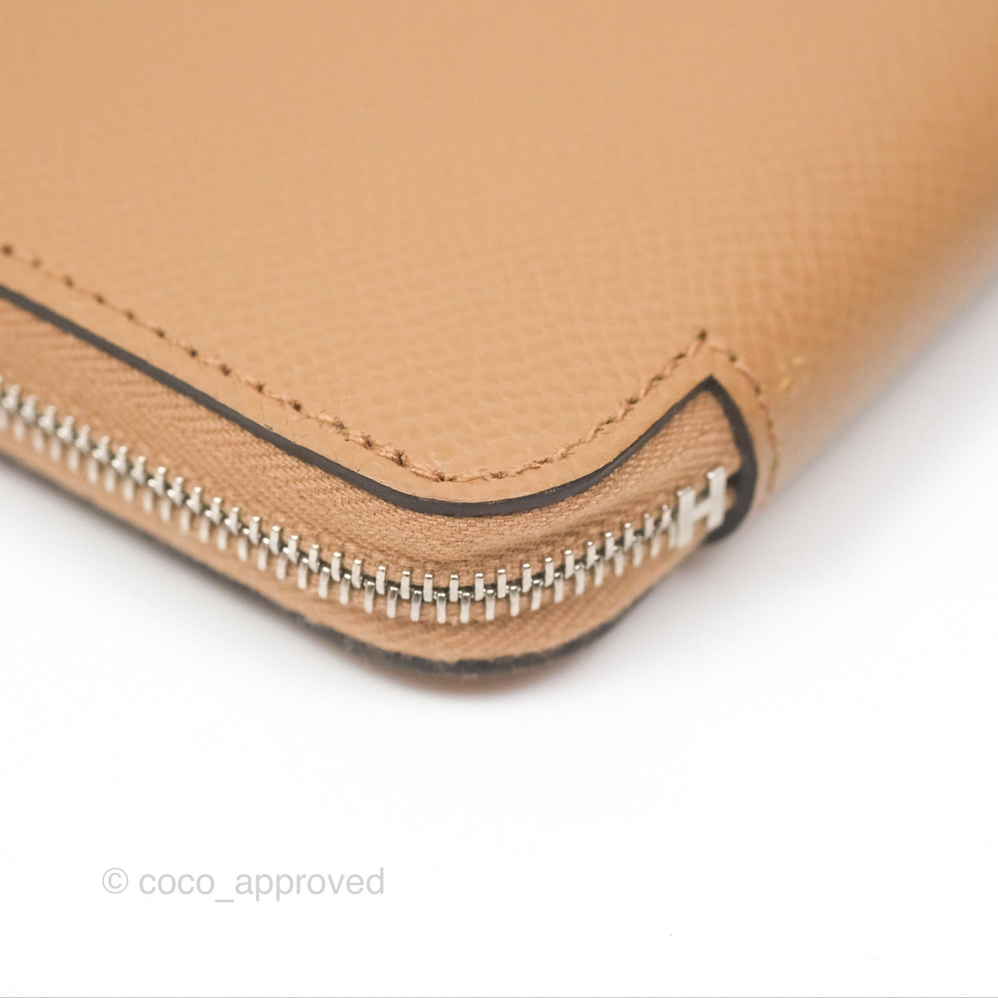 Hermès Silk In Compact Wallet Chai Epsom