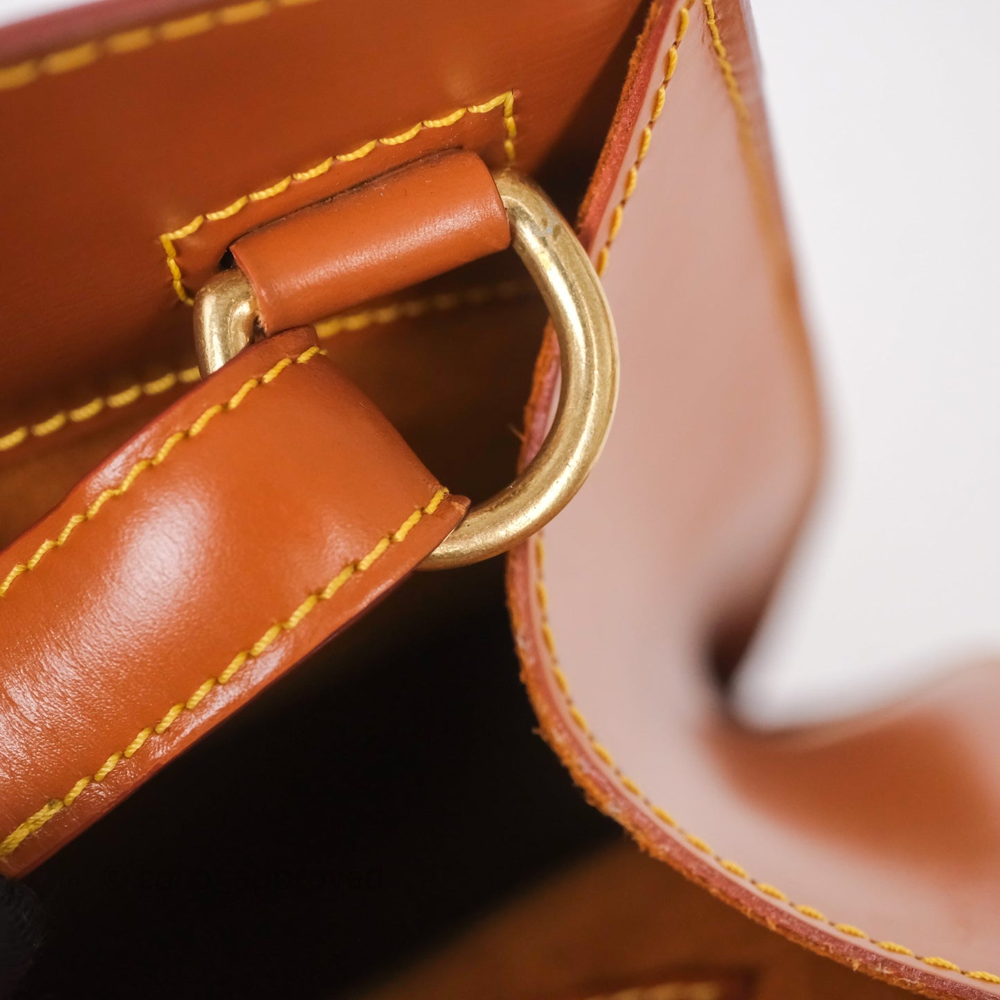 Louis Vuitton Cluny Shoulder Bag Brown Epi