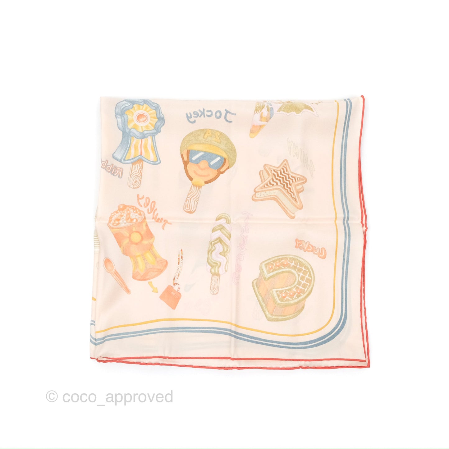 Hermès Funny Ice Cream Scarf 70
