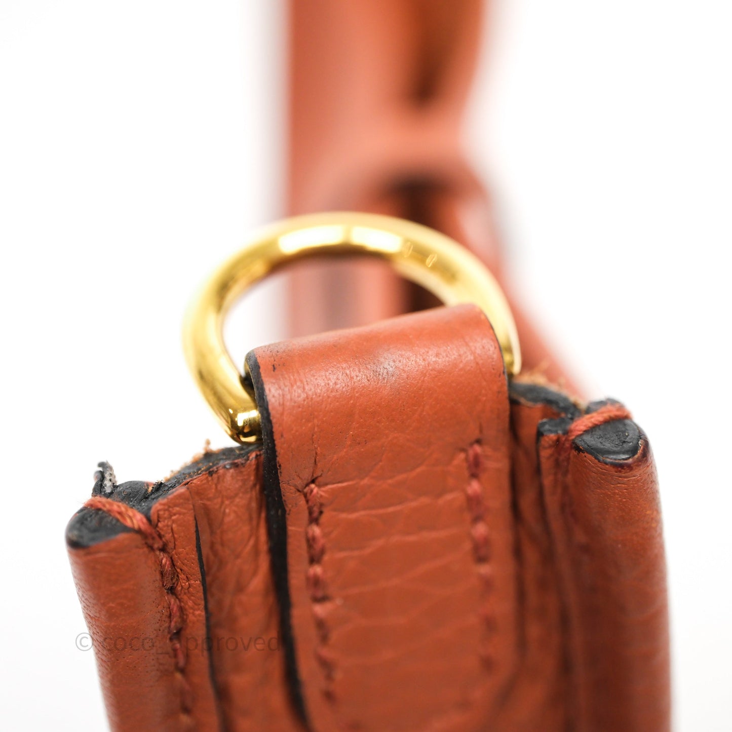 Hermès Mini Evelyne 16 Brick Clemence Gold Hardware