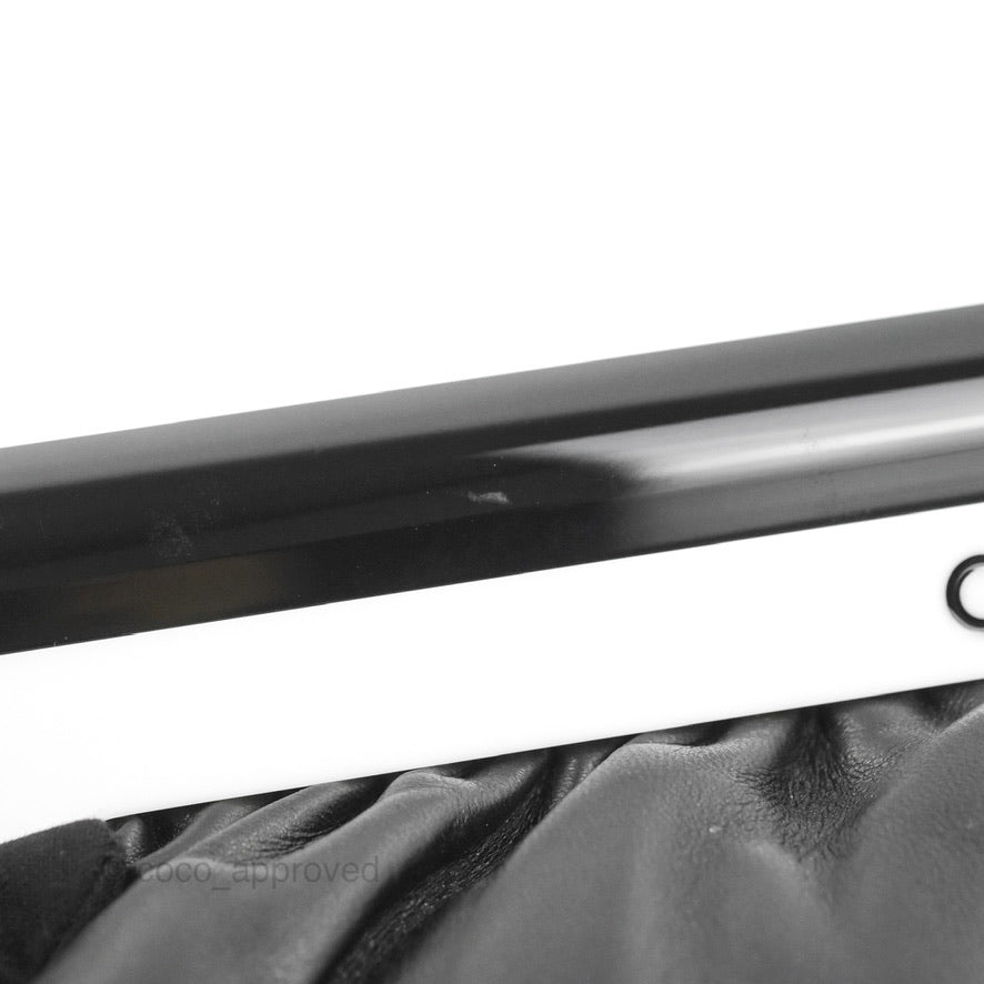 Chanel Puffy Clutch Black