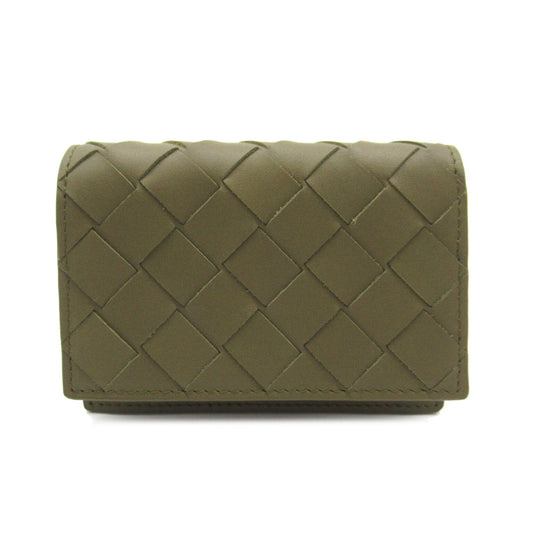Luxury Bottega Veneta  Leather Card Wallet