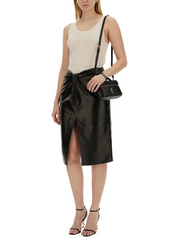Luxury Saint Laurent Cotton Rib Sleeveless