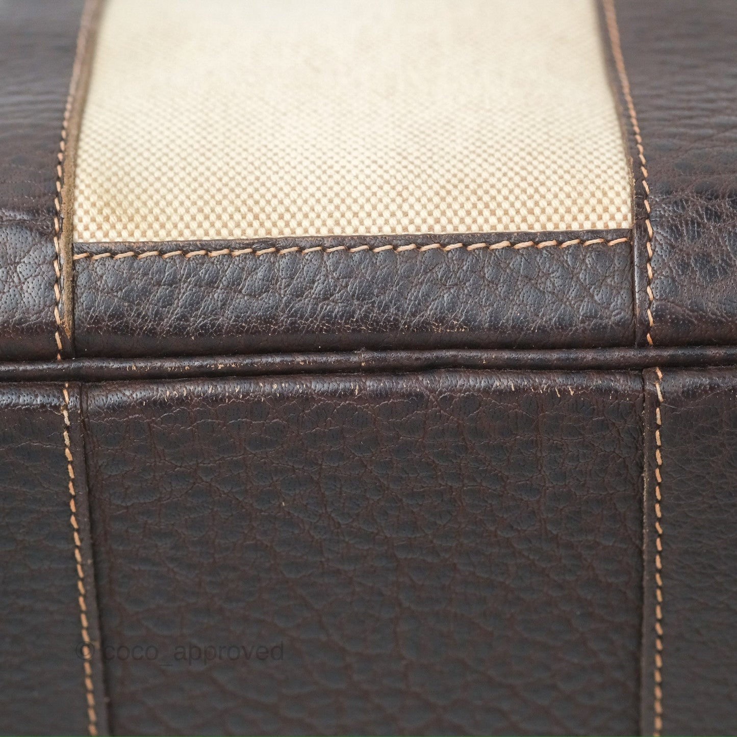 Hermès Garden Party 30 Canvas Brown/ Natural