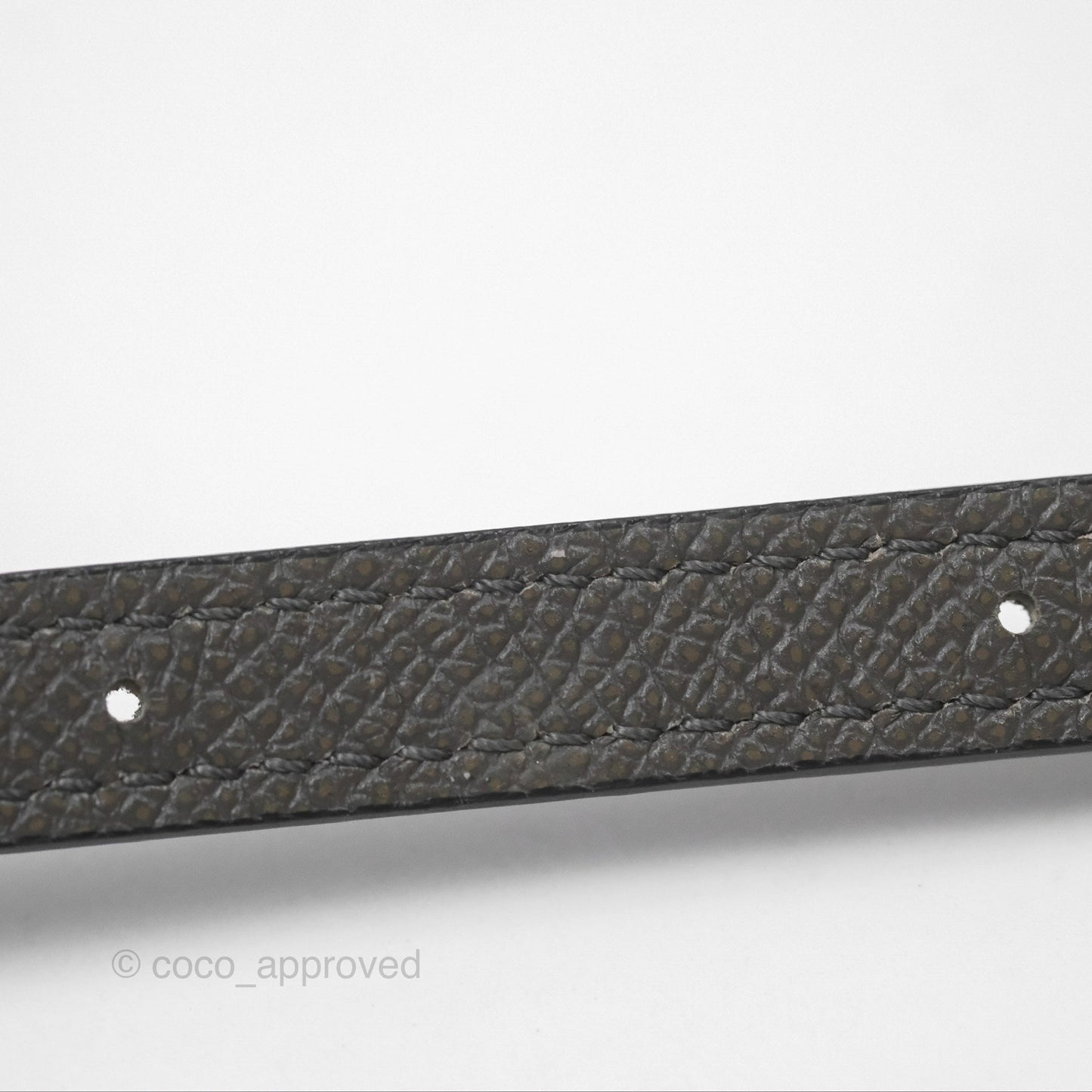 Celine Pico Belt Bag Grey Grained Calfskin Gold Hardware