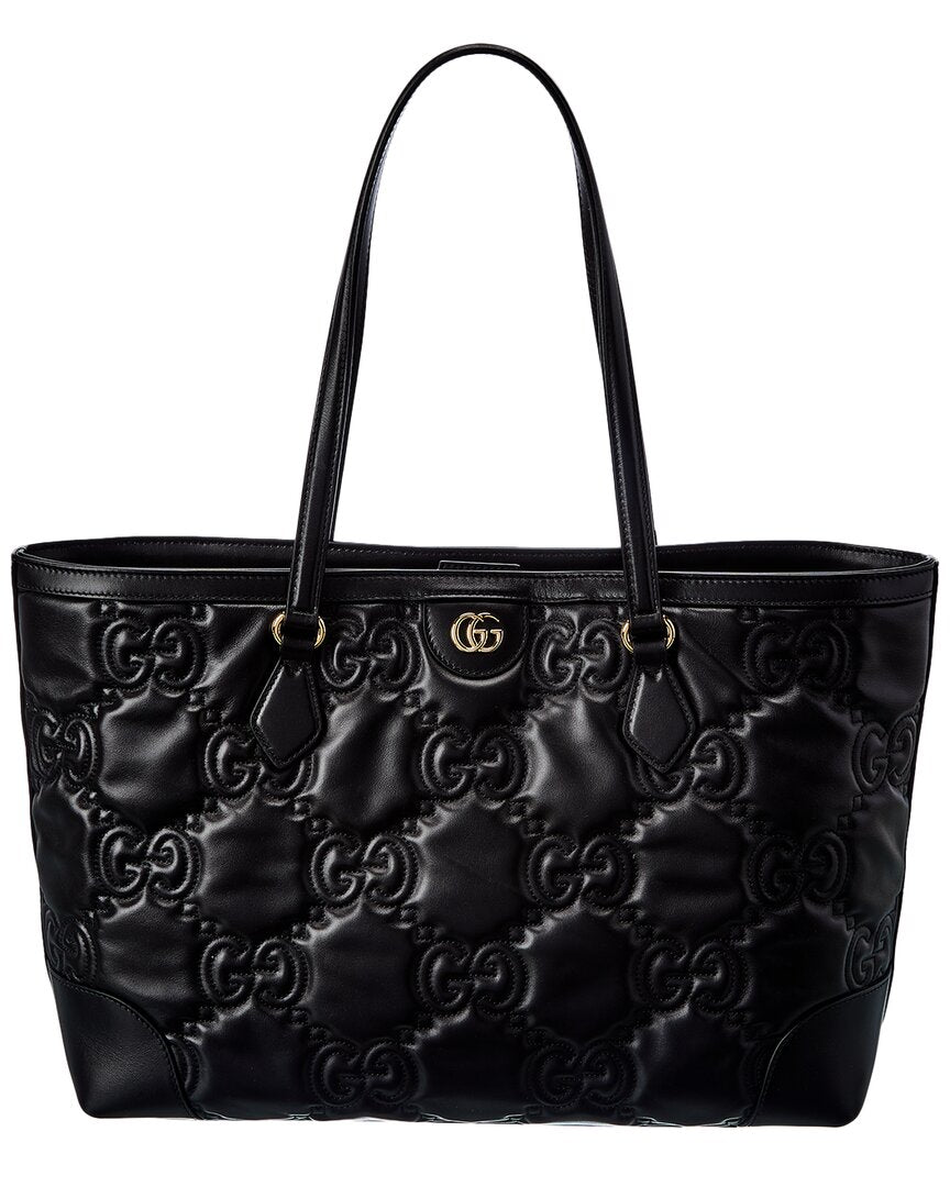 Luxury Gucci Trending 2025 GG Medium Matelasse Leather Tote