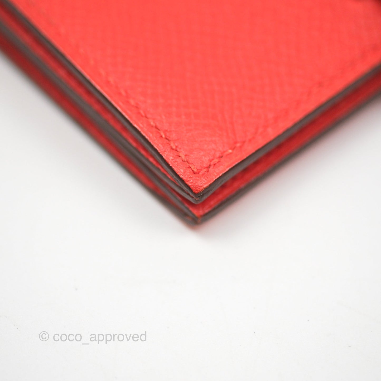 Hermès Bearn Card Holder Rose Jaipur T5 Epsom Palladium Hardware