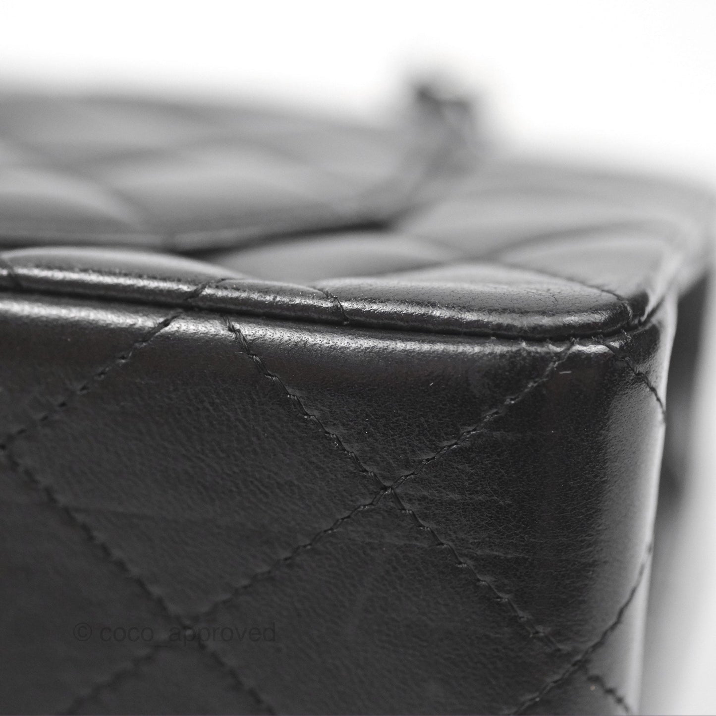 Chanel Small S/M Classic Flap Black Lambskin Silver Hardware