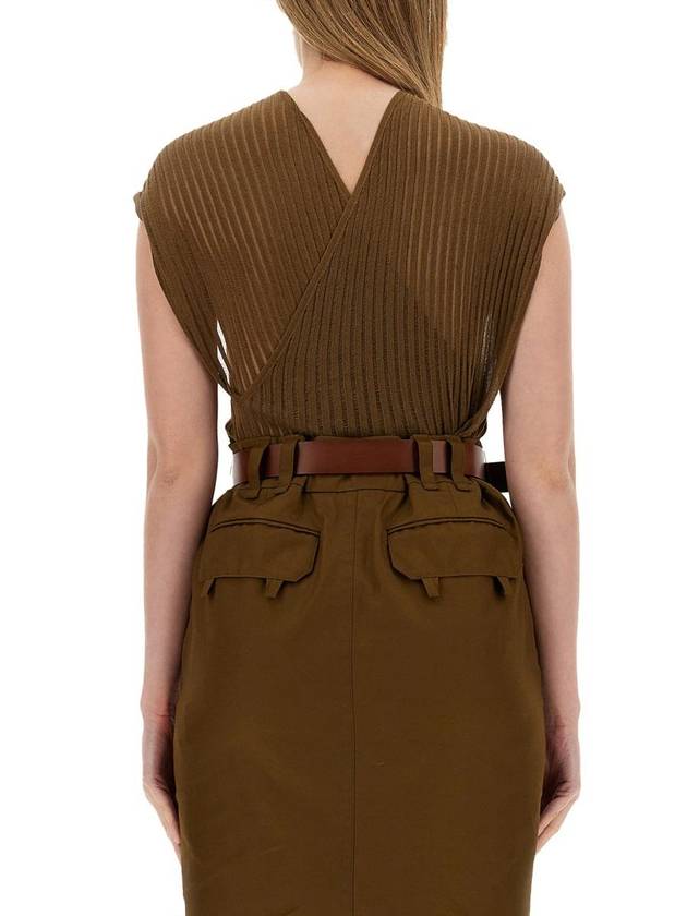Luxury Saint Laurent One Shoulder Knit Top 786492Y76PC