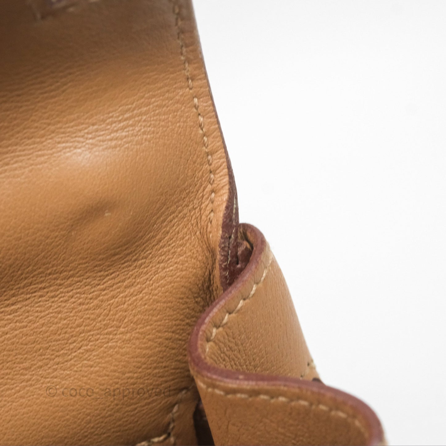 Hermès Kelly 35 Retourne Chai 0M Evercolor Palladium Hardware