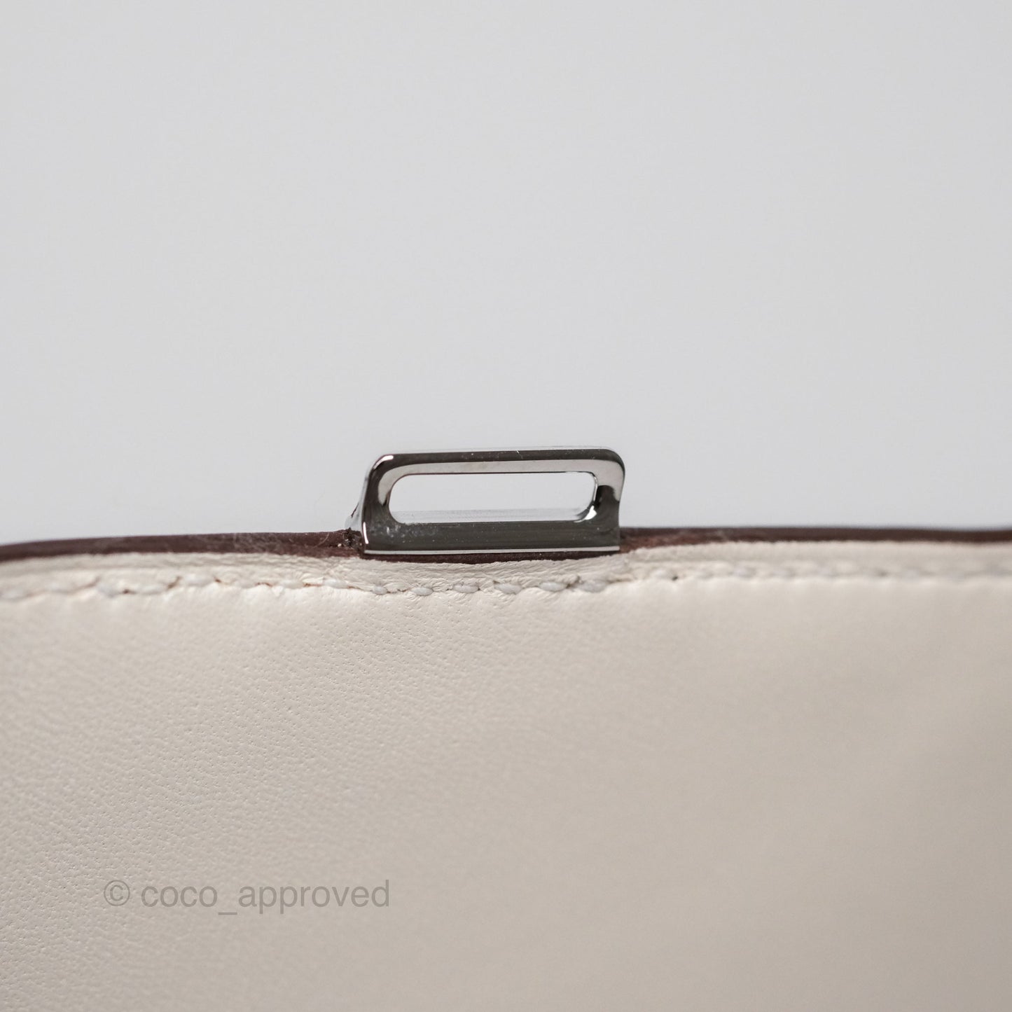 Hermès Della Cavalleria Mini Bag Nata I2 Epsom Palladium Hardware
