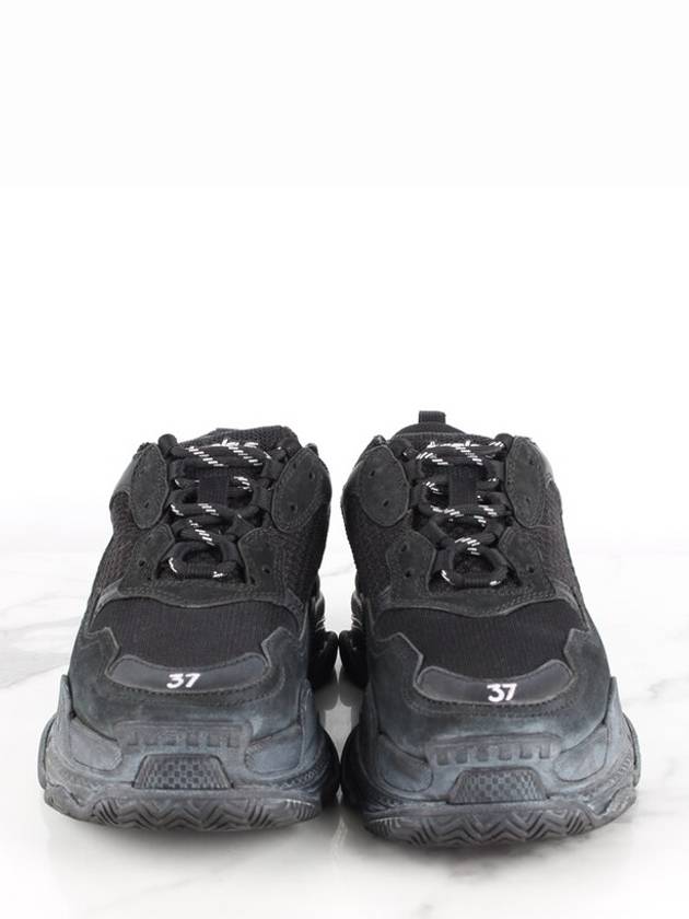 Luxury Balenciaga Triple S dirty black sneakers 37 240