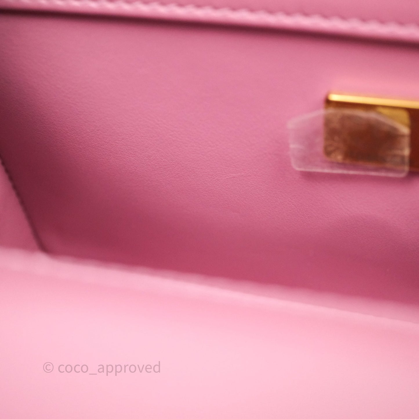 Chanel Quilted Mini Perfect Fit Adjustable Pink Calfskin Gold Hardware